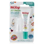 Baby Toothpaste With Finger Brush