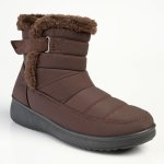Ladies Nylon Boots - Chocolate - 8