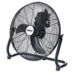 Salton High Velocity 40CM Black Floor Fan