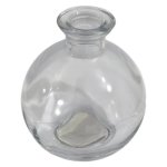 Habitat Glass Round Vase Clear Height: 10CM