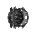 For Garmin Fenix 6 6 Pro Smart Watch Half Coverage Tpu Protective Case Transparent Black