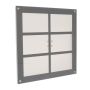 6 Grid Acrylic Magnetic Picture Frame White