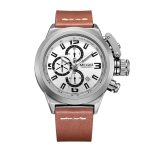 Megir 2029 "u-boat" Chronograph Watch - White Dial