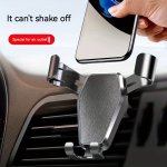 Car Navigation Mobile Phone Holder Car Air Outlet Anti Shaking Gravity Car Holder Factory Whole Mobile Phone Holder