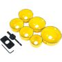 Downlight Installation Kit Set Of 9 Pieces Yellow Color Set Of 3