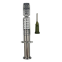 Silidab 1ML Luer Lock Glass Syringe - Plastic Plunger - Kit - Pack Of 20