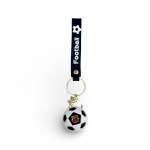 Fcb Ball Keychain Black & White