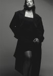 Square-neck Bodycon Dress - Black