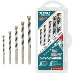 Total Tools Set Drill Bit 5PCS Masonry