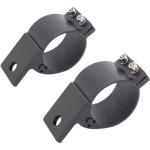 76MM Spotlight Nudge Bar Bracket Aluminium Black