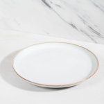Stoneware Dinner Plate - Vintage White