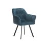 - Siya Deluxe Velvet Dining Chair - Teal