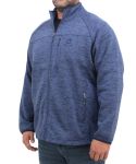 Mens Bonded Fleece Jacket - 8XL Denim