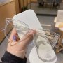 Transparent Square Frame Clear Lens Glasses Minimalist Fashion Decorative Glasses Computer Spectacles For Women