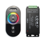 GT666 Rgb LED Strip Controller Wireless Rf Touch Remote DC12V 24V 18A
