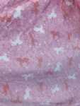 Printed Fluffy Fleece Jacquard