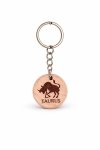 Wooden Horoscope Keychain 9CM Assorted Zodiac Signs