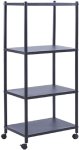 Generic Storage Rack Shelf Shelving Unit Rotating 4 Tier Steel Organizer Kitchen Rack