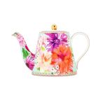 Maxwell & Williams 1LT Dahlia Daze Teapot With Infuser Pink