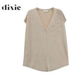 Diamante Detail Oversized Knit Sleeveless Waistcoat - Stone Free
