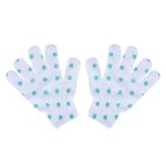 Bathmate Bath Gloves Polka Dot Green