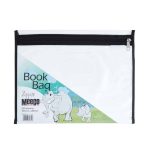 Zip Book A4 Clear Black Meeco