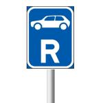 Motor Car Reservation Road Sign R308