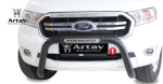 Ford Ranger Nugde Bar 2016- Oval Range – Black Stainless Steel