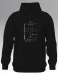 Beechcraft King Air B200 Blueprint Hoodie
