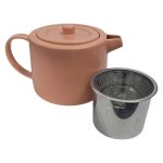 Cafe Life Teapot With Infuser 1L 2 Piece Apricot