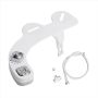 Non-electric Bidet Toilet Attachment Self-cleaning Dual Nozzle Sprayer Seat