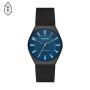 Skagen Grenen Solar-powered Midnight Stainless Steel Mesh Men's Watch SKW6837