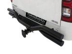 Toyota Hilux 2011 – 2024+ Rear Step 409 Stainless Steel Powder Coated Black Asb