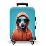 Printed Luggage Protector Cover - Street Pup - Urban Style - Xlarge