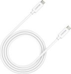 Canyon Cable UC-44 Usb-c To Usb-c 240W 40GBPS 4K 1M White