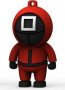 Tuff-Luv Squid Game 32GB USB Flash Drive Red - Square