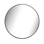 Minima Mirror Round Black - White
