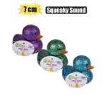 Baby Vinyl Themed Duck 7CM Glitter