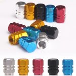 4PCS Car Valve Cap Valve Cover Aluminum Alloy Tire Valve Covers Cool Modification