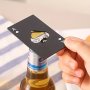 Stainless Steel Wine And Beer Bottle Opener - Fashionable And Easy-to-use Ace Card Design - Perfect For Opening Bottles And Corkscrewing Wine