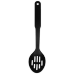 Kitchen Utensils Basting Spoon Slotted Black Nylon