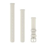 Garmin Lily 2 Bands 14 Mm Bone Silicone With Lunar Gold Hardware