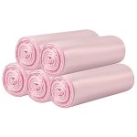 5 Rolls Small Trash Bags - 100 Counts Durable 4 Gallon Small Garbage Bags For Home Office Kitchen Bathroom Bedroom Trash Can Lin