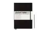 Leuchtturm Notebook Master Hardcover – A4+ – Black – Ruled