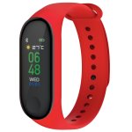 Volkano Active Tech Core Series Fitness Bracelet With Hrm Red