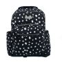 Blkwht Polka Dot Backpack D/b