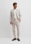 Tapered Fit Linen Cotton Pintuck Pant