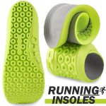 1PAIR New Sport Insoles For Shoes Men Women Memory Foam Insole Soft Mesh Breathable Deodorant Running Shoe Pad High Elasticity S