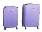 Smte 2 Piece Luggage Set 26 22 Light Pink With Keychain