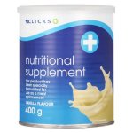 Clicks Nutritional Supplement Vanilla 400G
